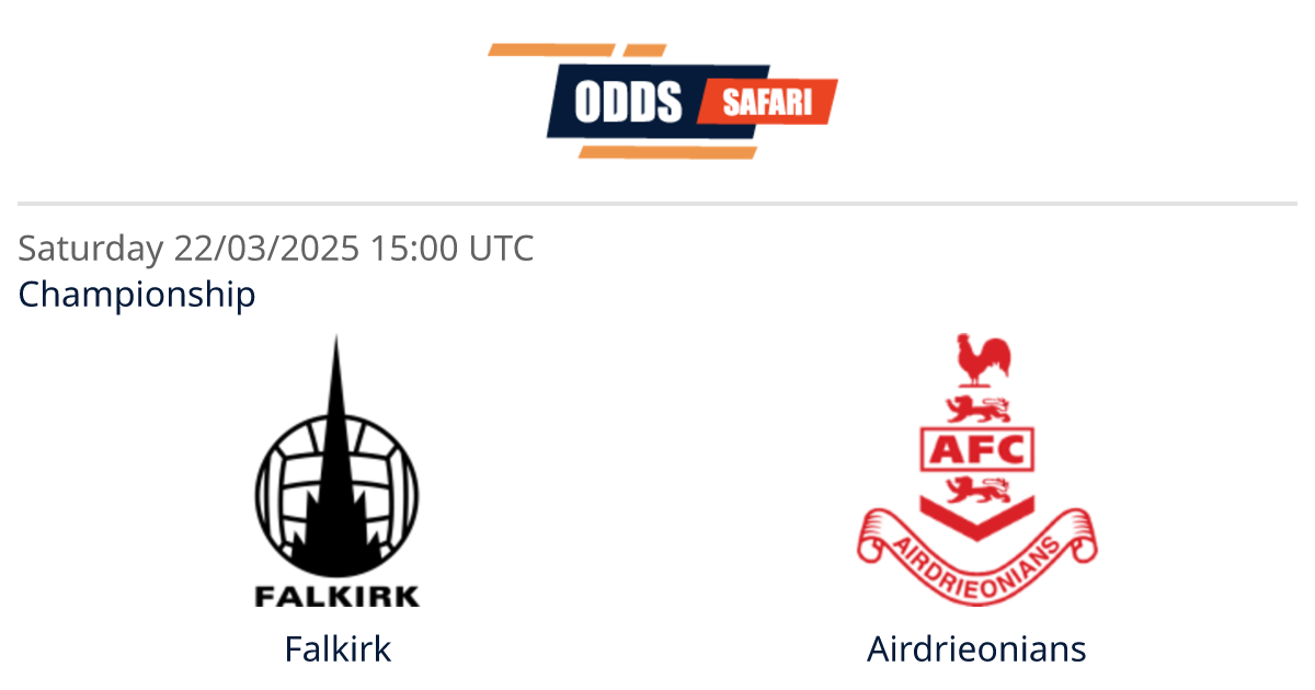 Odds comparison for Falkirk - Airdrieonians / Championship Soccer at 22 ...