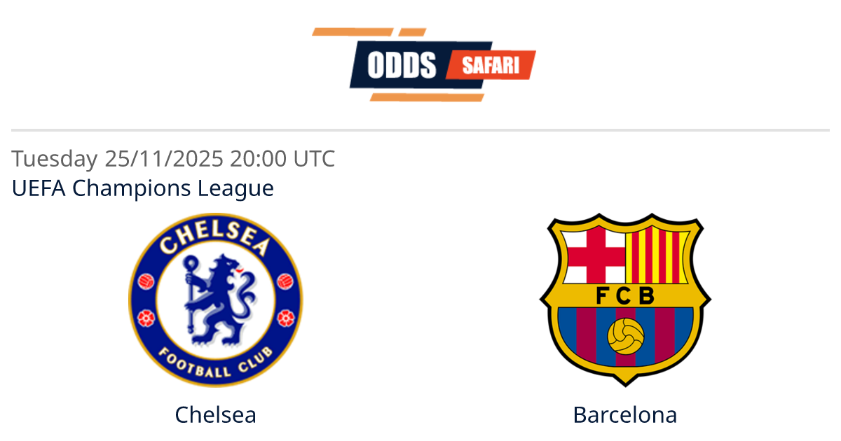 Odds comparison for Chelsea - Barcelona / UEFA Champions League Soccer ...