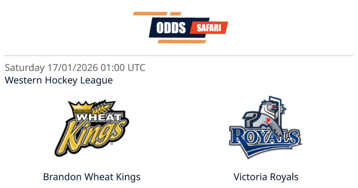Odds comparison for Brandon Wheat Kings - Victoria Royals / Western ...