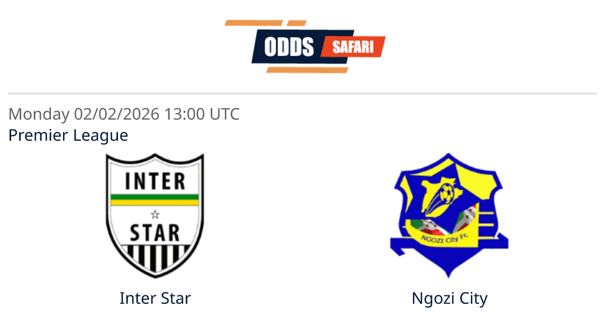 Odds comparison for Inter Star - Ngozi City / Premier League Soccer at ...