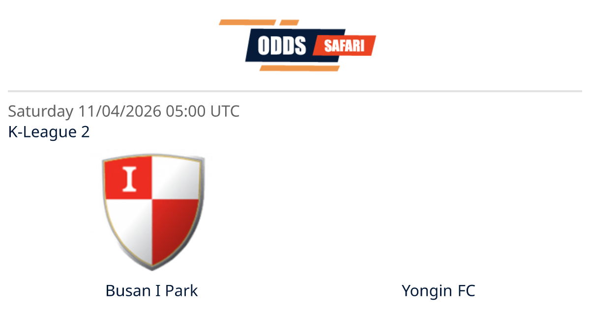 Odds comparison for Busan I Park - Yongin FC / K-League 2 Soccer at 11 ...