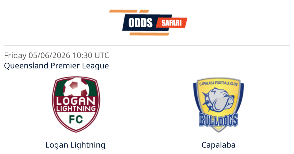 Odds comparison for Logan Lightning - Capalaba / Queensland Premier ...