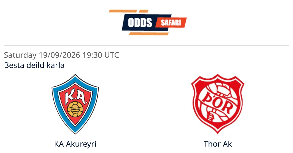 odds-comparison-for-ka-akureyri-thor-ak-besta-deild-karla-soccer-at